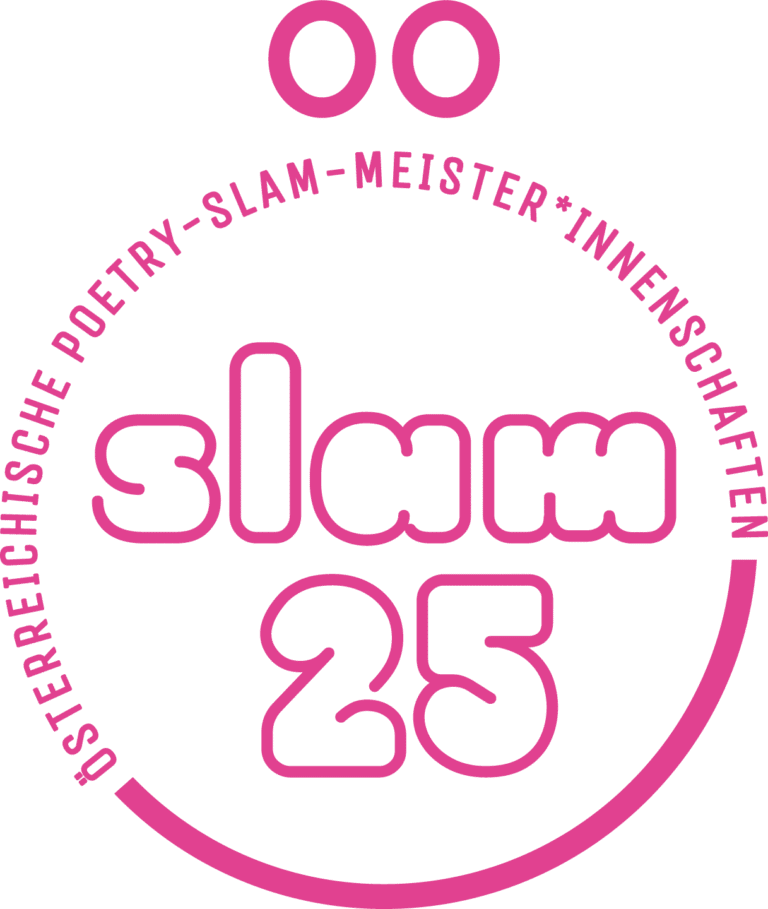 Logo des Ö-Slam 25 in pink